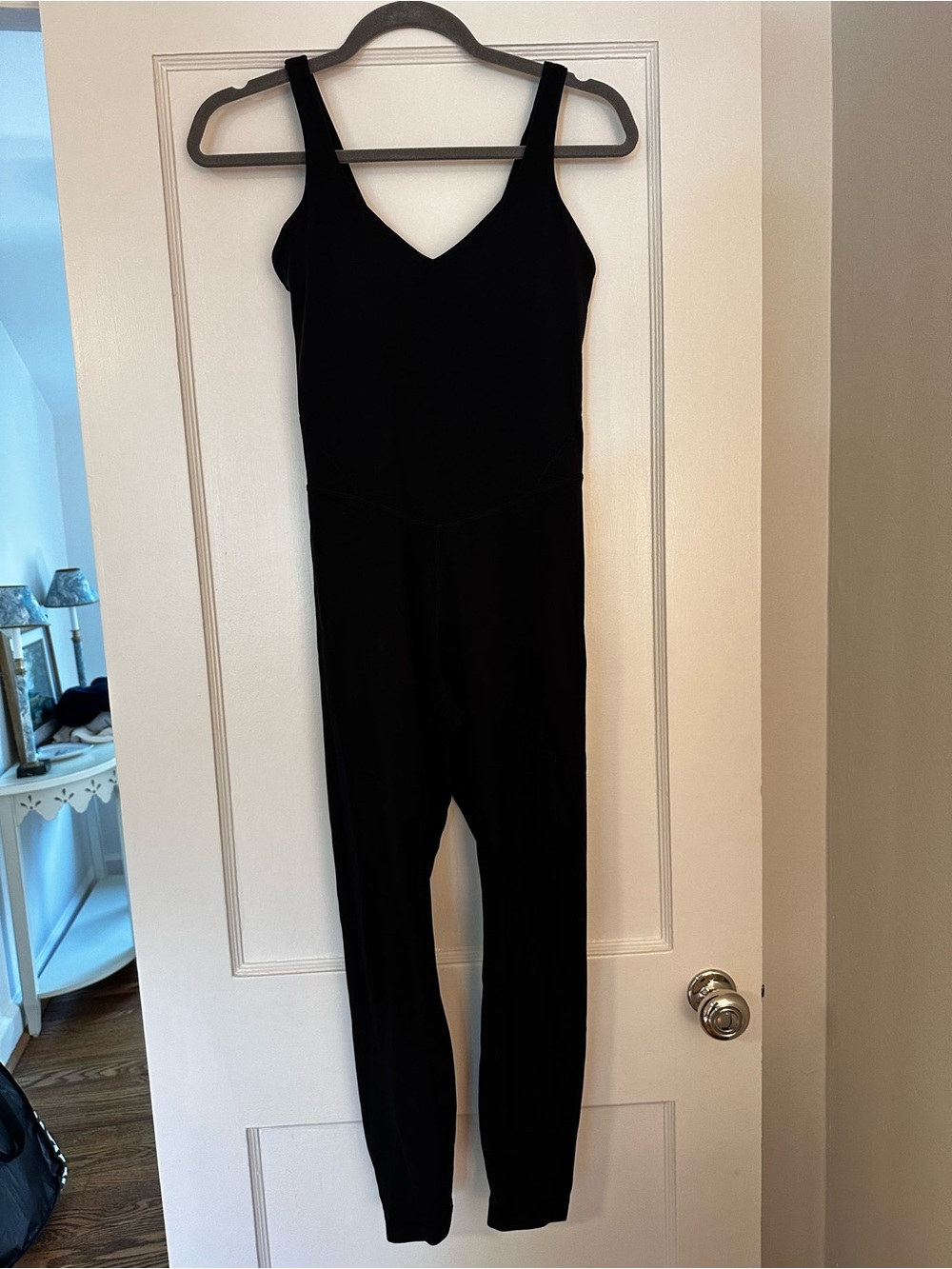 lululemon athletica Black V-Neck Jumpsuit